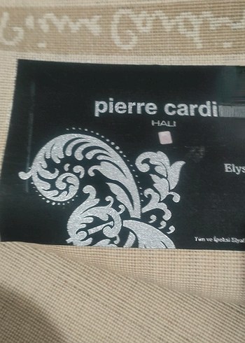 Beden Pierre Cardin Bej Gri Modern Desenli Halı
