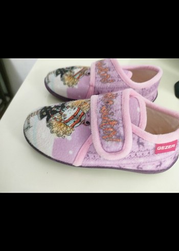 Kız Çocuk Pembe Renkli Sıcak Ev Terliği - Görsel 3