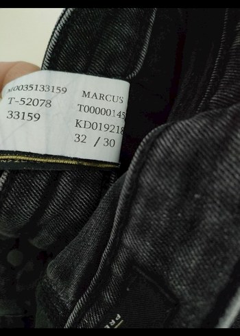 Gri Erkek Regular Fit Denim Pantolon - Görsel 4