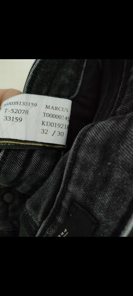 Gri Erkek Regular Fit Denim Pantolon - Görsel 4