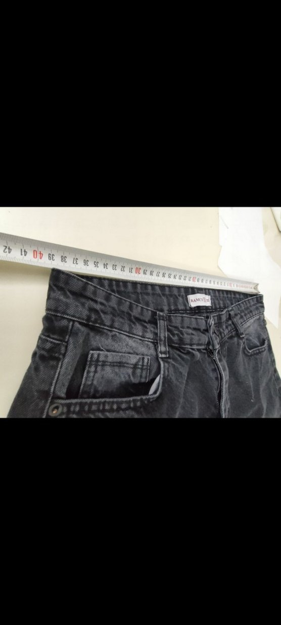 Gri Erkek Regular Fit Denim Pantolon - Görsel 3