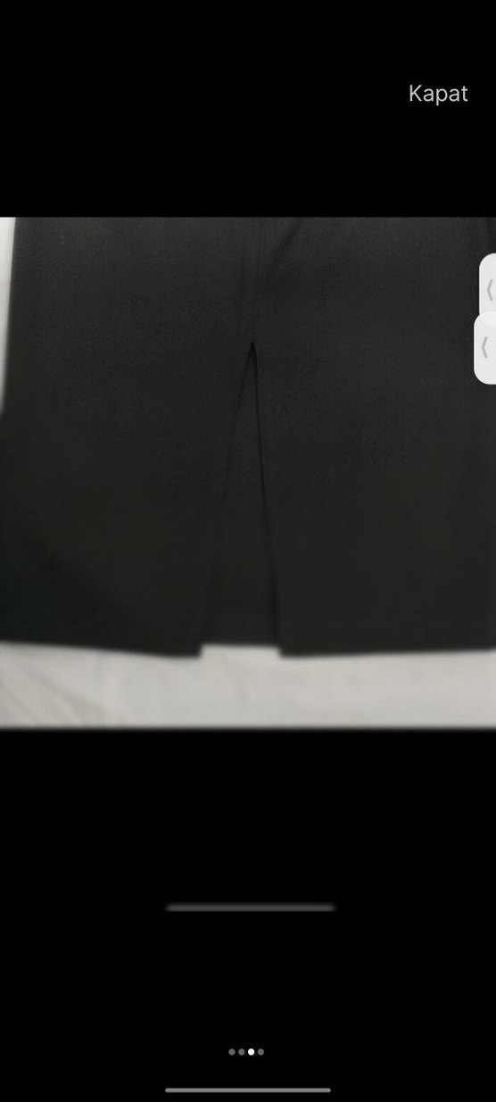 Siyah Kemerli Kadın Kalem Etek - Görsel 4