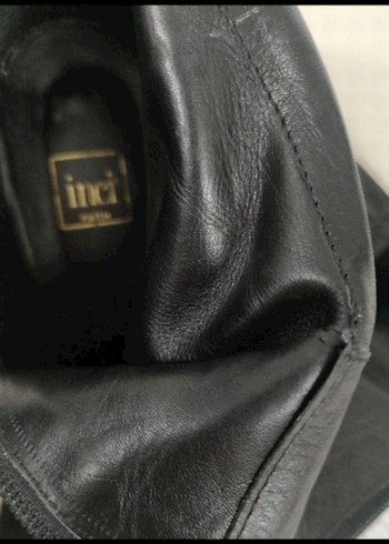 Siyah Nakışlı Süet Dizüstü İnce Topuklu Bot - Görsel 2