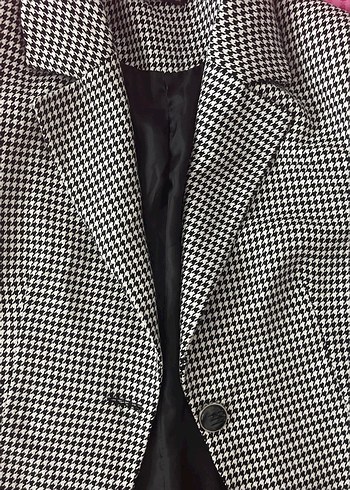 Düğmeli Regular Fit Kadın Blazer Ceket - Görsel 4