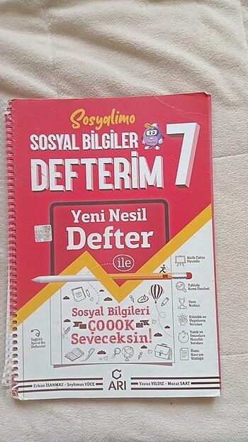 7. Sınıf Sosyalimo Sosyal Bilgiler Defterim 