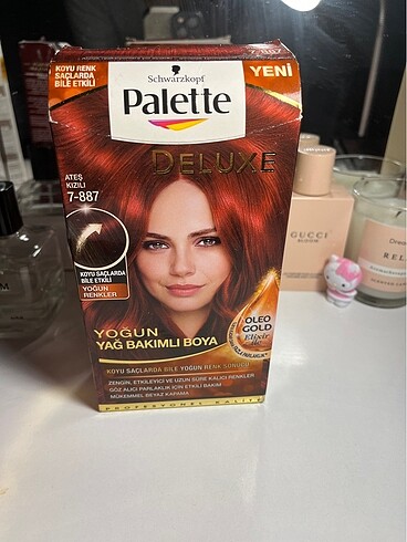 Palette ateş kızılı