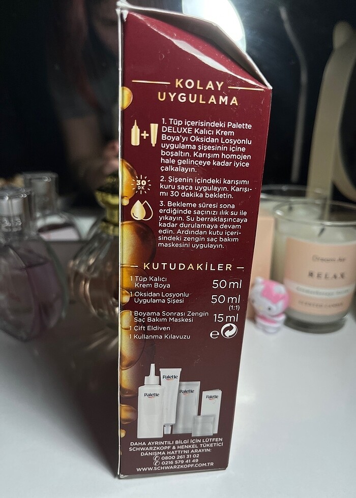 Palette Yakut kızılı - Görsel 2