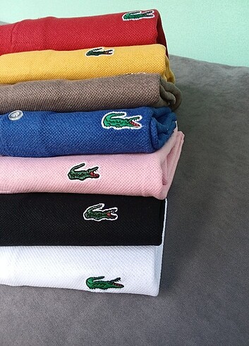 Lacoste İşlemeli Erkek T-Shirt - 5 Adet 