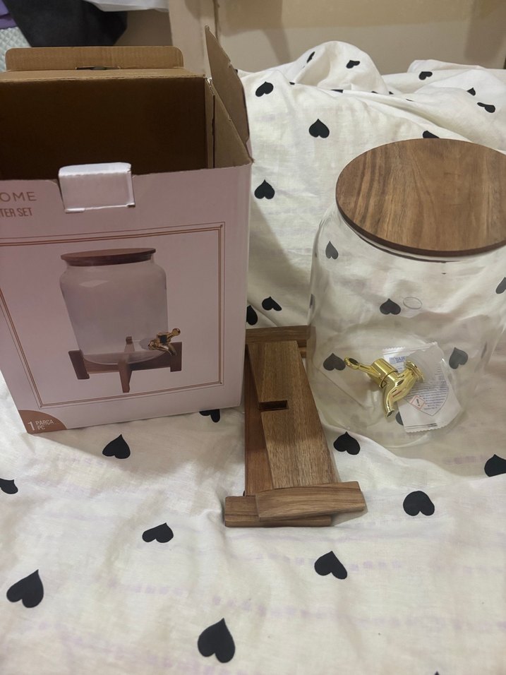 LCW HOME Ahşap Ayaklı Cam Su Seti 3000 ml - Görsel 3