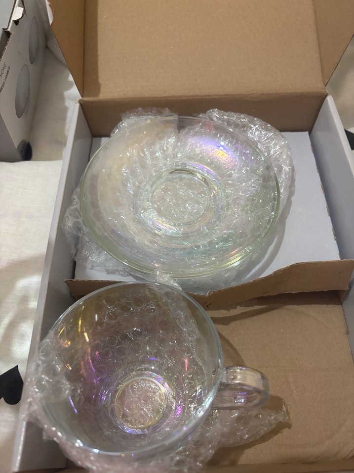 LCW Home 2'li Pembe Cam Fincan Seti - Görsel 3