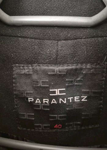 Düğmeli Siyah Kaşe Kaban - Görsel 6