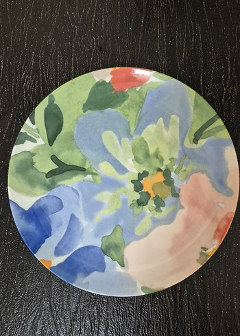 Çiçek Desenli 6 lı servis tabakları - Görsel 2