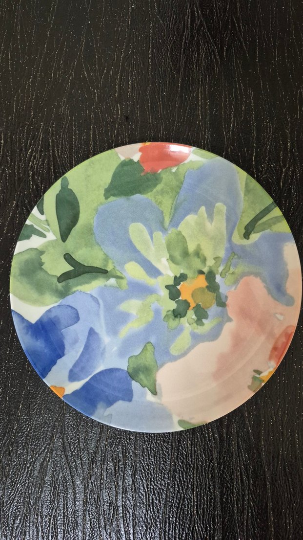 Çiçek Desenli 6 lı servis tabakları - Görsel 2