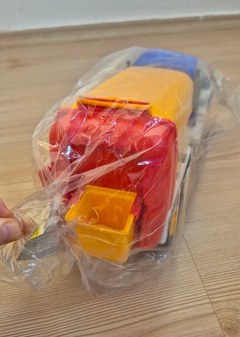 Renkli Plastik Oyuncak Çöp Kamyonu - Görsel 3