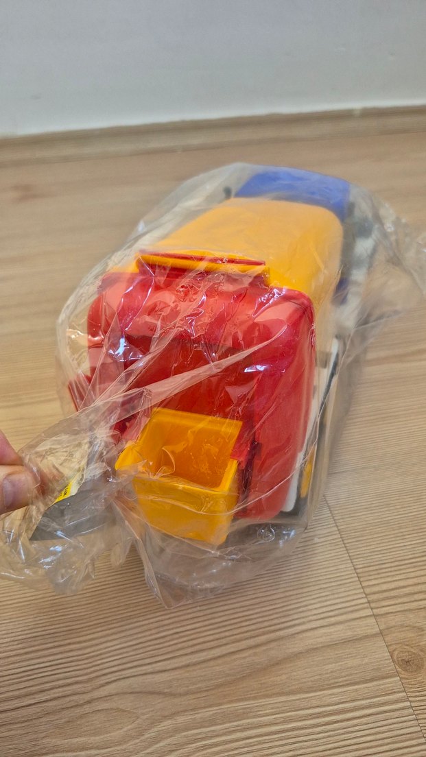 Renkli Plastik Oyuncak Çöp Kamyonu - Görsel 3
