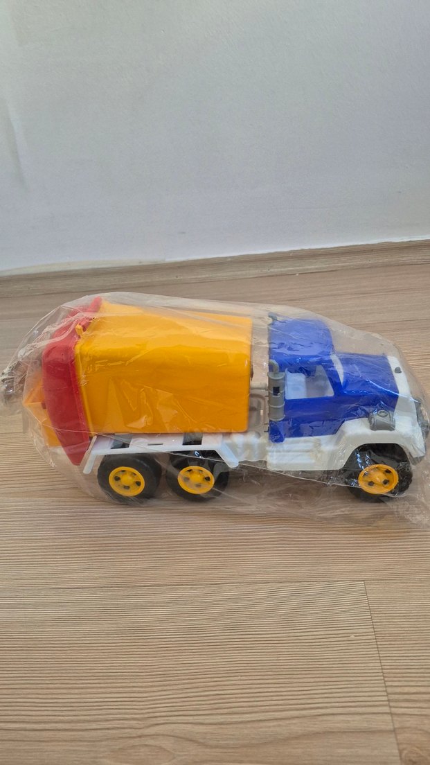 Renkli Plastik Oyuncak Çöp Kamyonu - Görsel 2