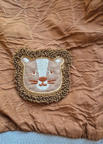 Kahverengi Kapüşonlu Erkek Çocuk Mont - Görsel 3