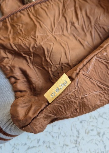 Kahverengi Kapüşonlu Erkek Çocuk Mont - Görsel 4