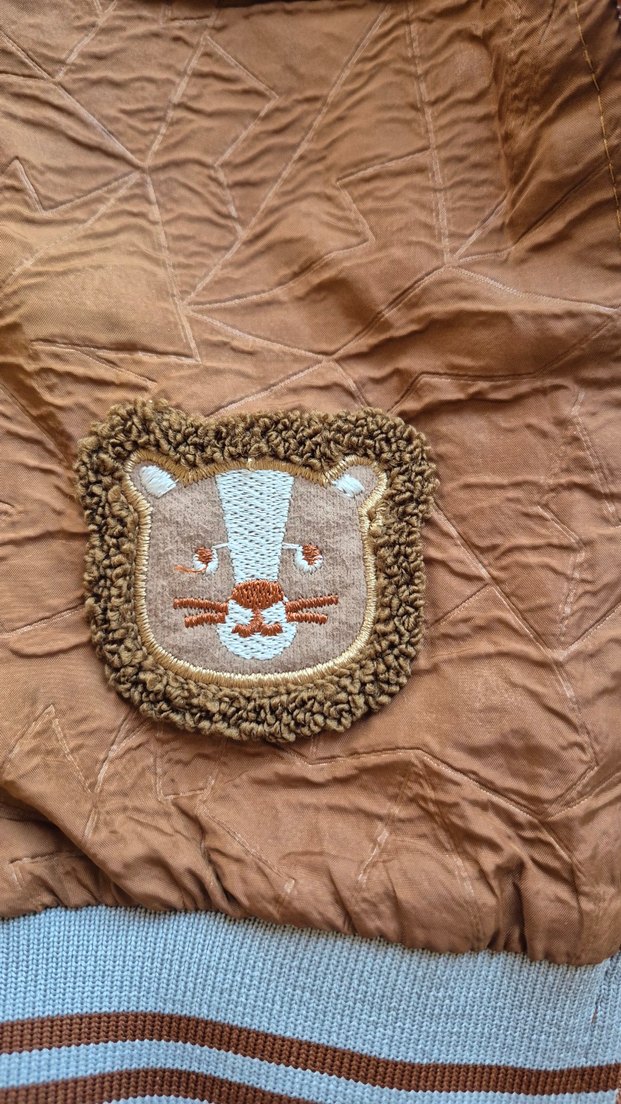 Kahverengi Kapüşonlu Erkek Çocuk Mont - Görsel 3