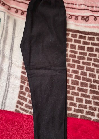 Siyah Kız Çocuk Tayt - Sokak Stili - Görsel 3