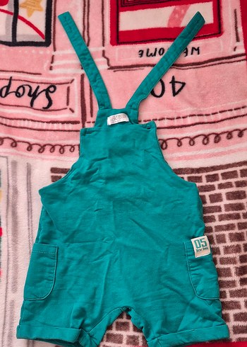 Renkli Baskılı Kısa Kollu Erkek Tulum - Görsel 3