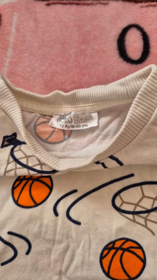 Renkli Baskılı Kısa Kollu Erkek Tulum - Görsel 5