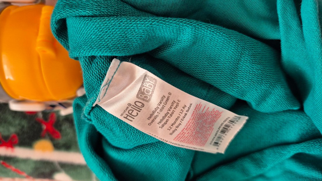 Renkli Baskılı Kısa Kollu Erkek Tulum - Görsel 4