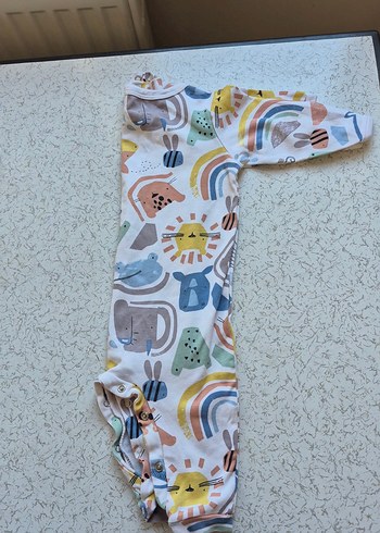 Renkli Desenli Erkek Bebek Tulum - Görsel 2