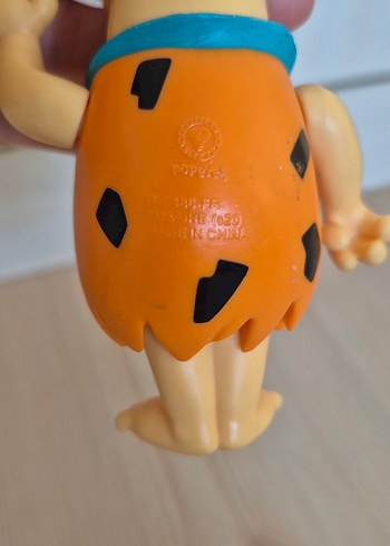 Renkli Turuncu Flintstones Figürü - Görsel 5