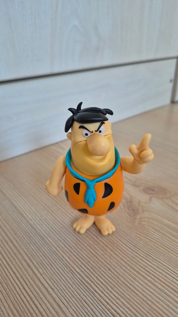 Renkli Turuncu Flintstones Figürü - Görsel 3