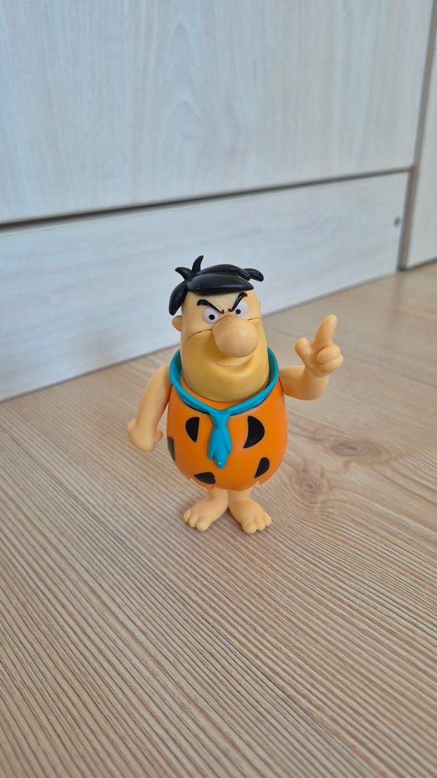 Renkli Turuncu Flintstones Figürü - Görsel 2