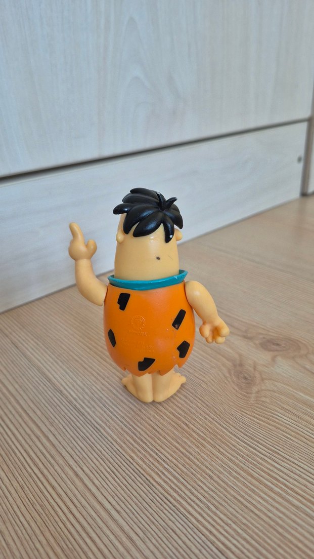 Renkli Turuncu Flintstones Figürü - Görsel 4