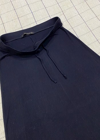 Kadın Siyah Uzun Basic Etek - Görsel 3