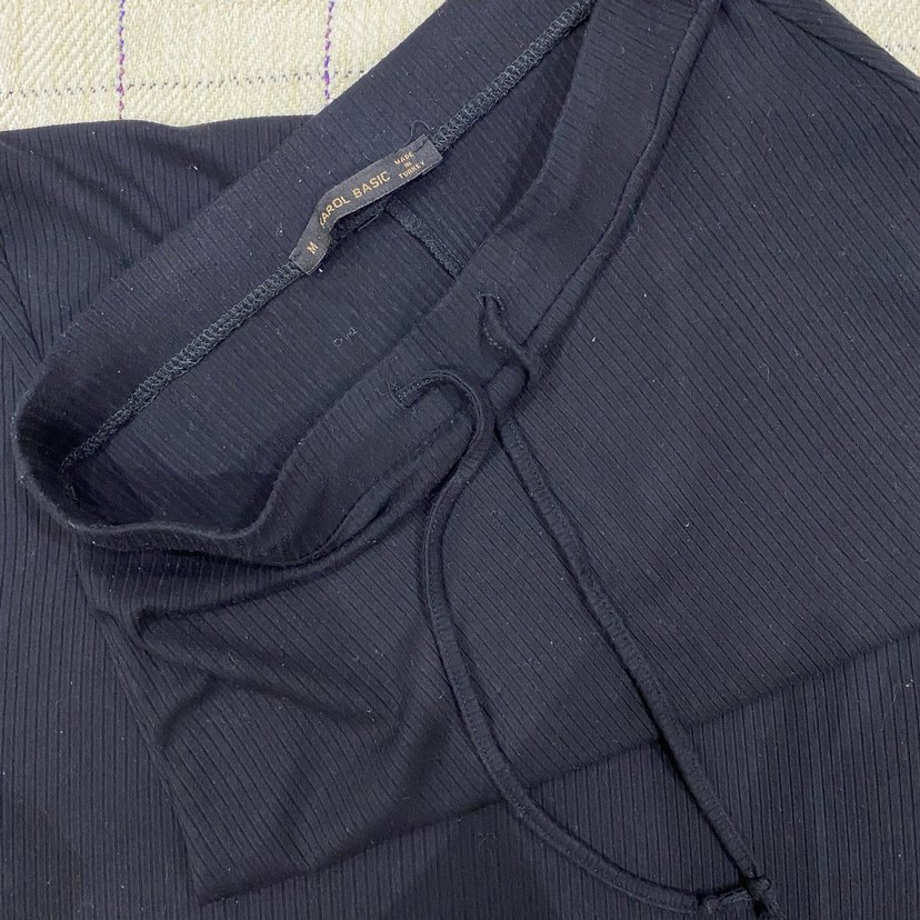 Kadın Siyah Uzun Basic Etek - Görsel 2