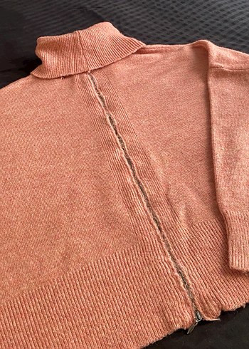 Kadın Triko Boğazlı Salaş Kazak - Görsel 4