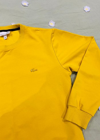 Sarı Erkek Oversize Sweatshirt - Görsel 4