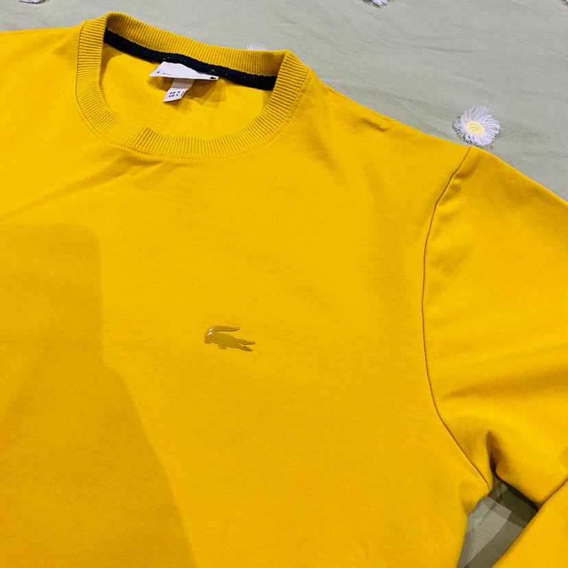 Sarı Erkek Oversize Sweatshirt - Görsel 2