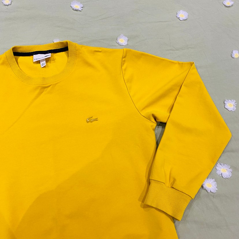 Sarı Erkek Oversize Sweatshirt - Görsel 4