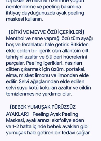 Soflisse Çift Özlü Ayak Peeling Maskesi - Görsel 7
