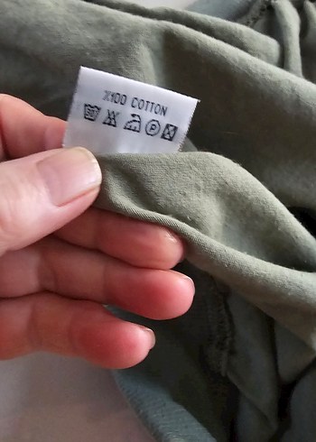 Kadın Keten Yeşil Mini Şort - Görsel 6