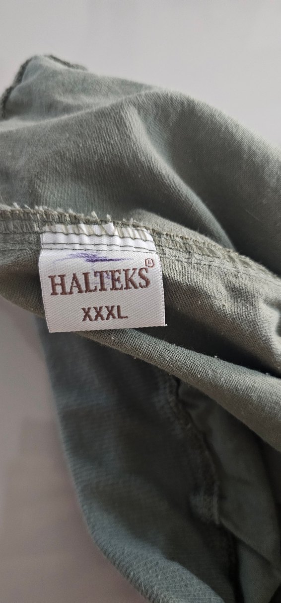 Kadın Keten Yeşil Mini Şort - Görsel 5