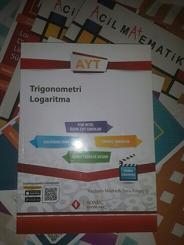 Sonuç Yayınları AYT trigonometri logaritma fasikul 