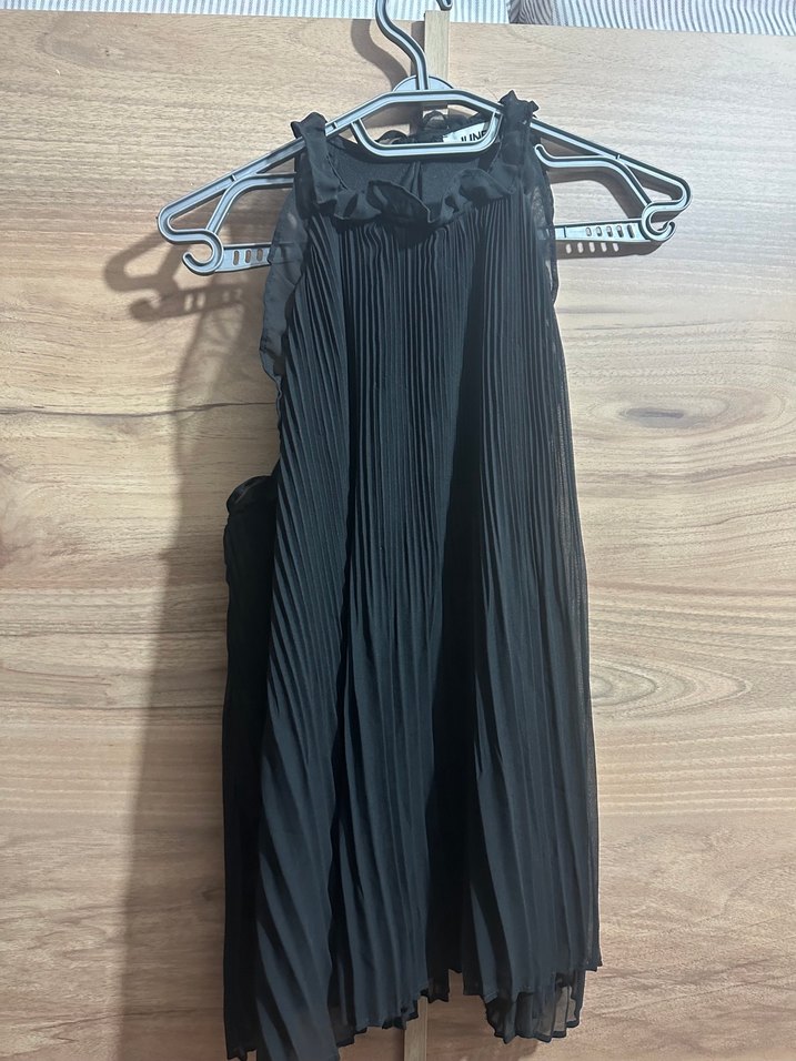 Siyah Pilili şık bluz - Görsel 2