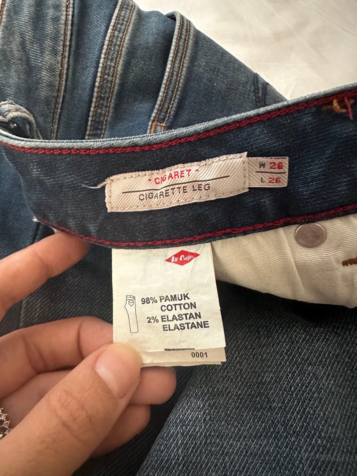 Koyu Mavi Normal Kesim Kadın Denim Jean - Görsel 5