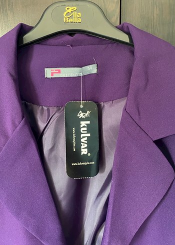 Mor Crop Ceket - Görsel 2