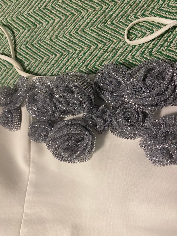 Zara Taşlı Çiçekli Bluz - Görsel 5