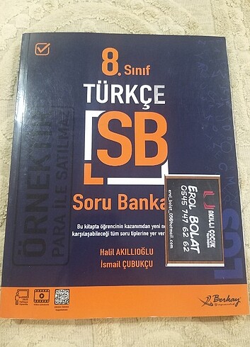8.sınıf Türkçe soru bankası sıfır ürün..