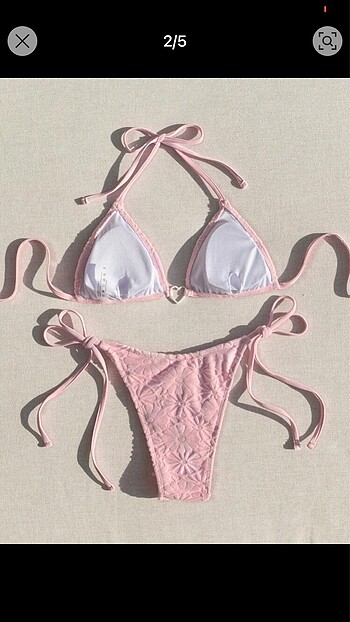 Sheinside Pembe bikini takımı