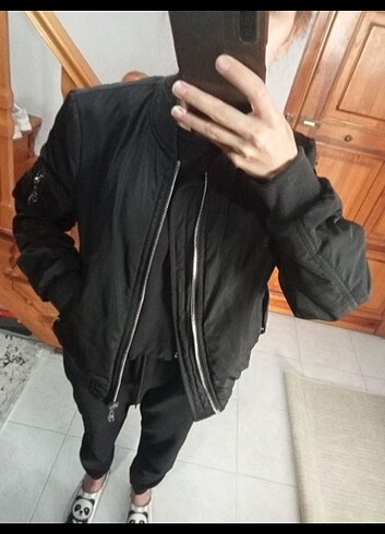 Xs beden bayan bomber mont