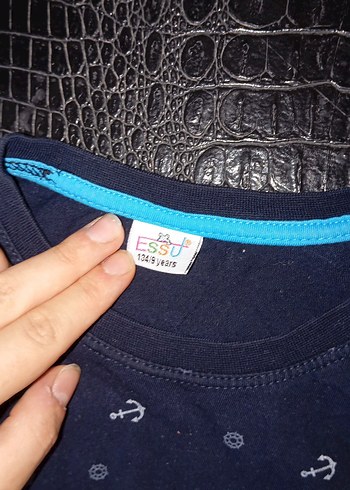 Mavi Baskılı Çocuk Atlet - Görsel 2